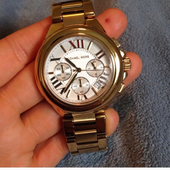 Michael Kors Camille Gold Watch - Picture 4 of 4